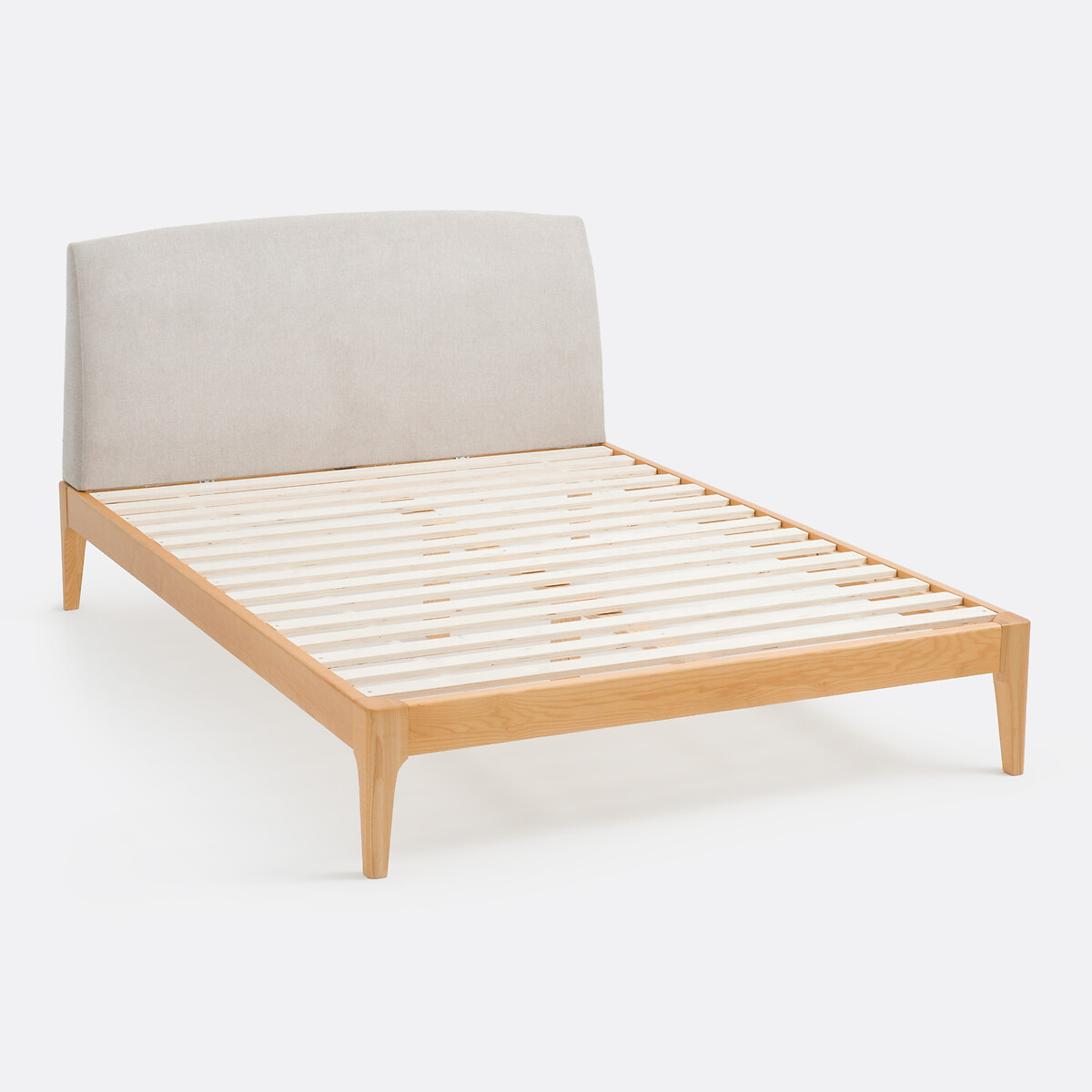 Cama con somier, Agura beige              , LA REDOUTE INTERIEURS