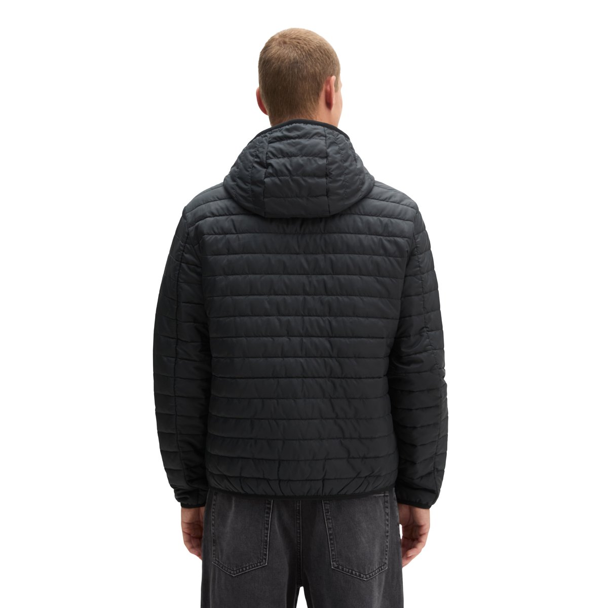 Veste matelassée coupe classique avec un léger rembourrage en Unifi REPREVE® noir, MARC O'POLO