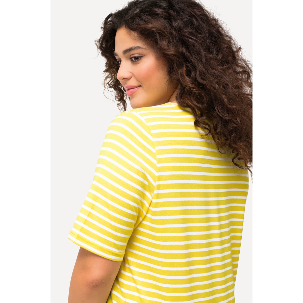 T-shirt à rayures bouton d'or, ULLA POPKEN