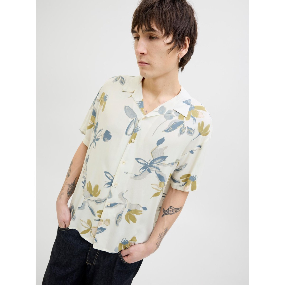Chemise De Vacances cloud dancer, JACK & JONES