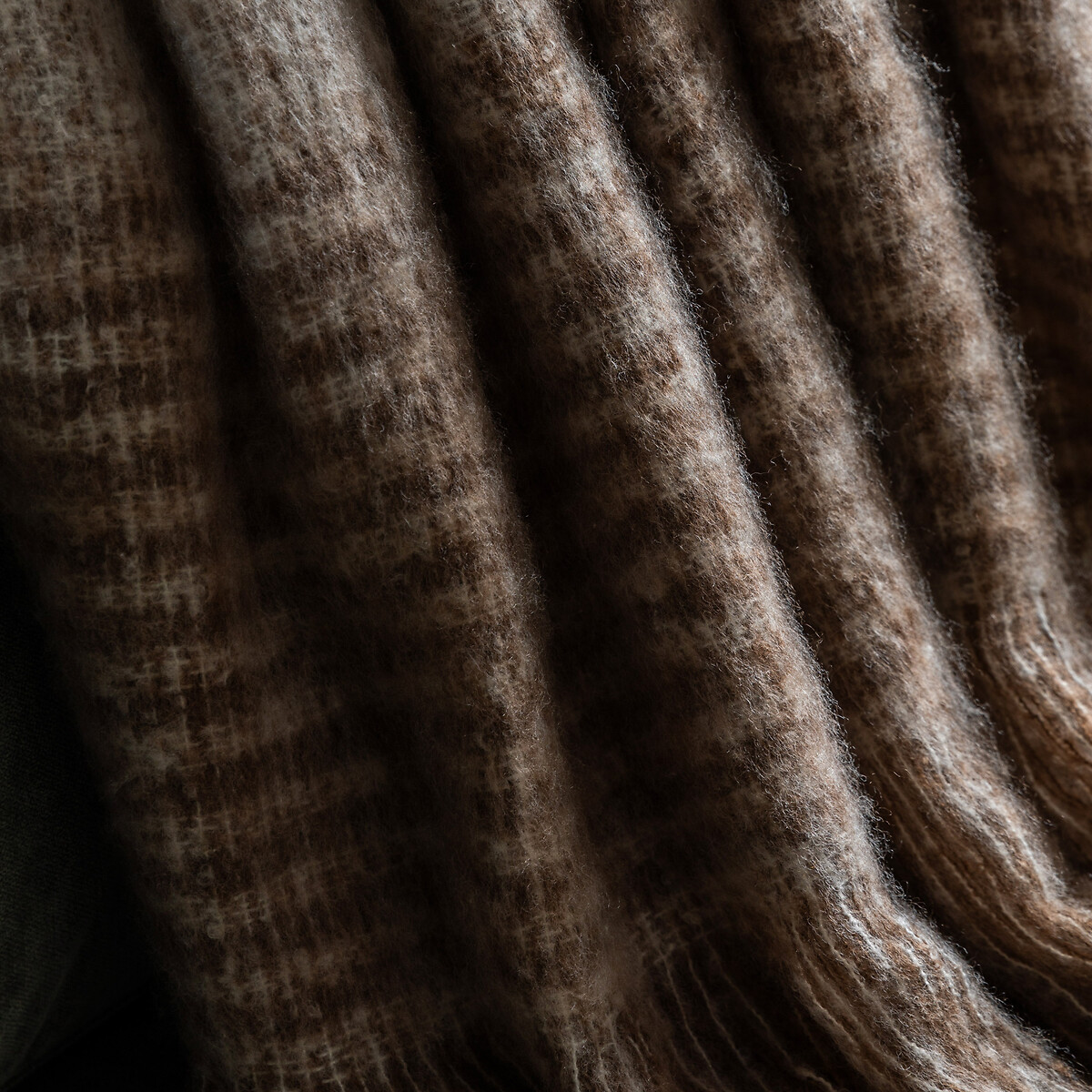 Neutral Cosy Throw walnut, SO'HOME