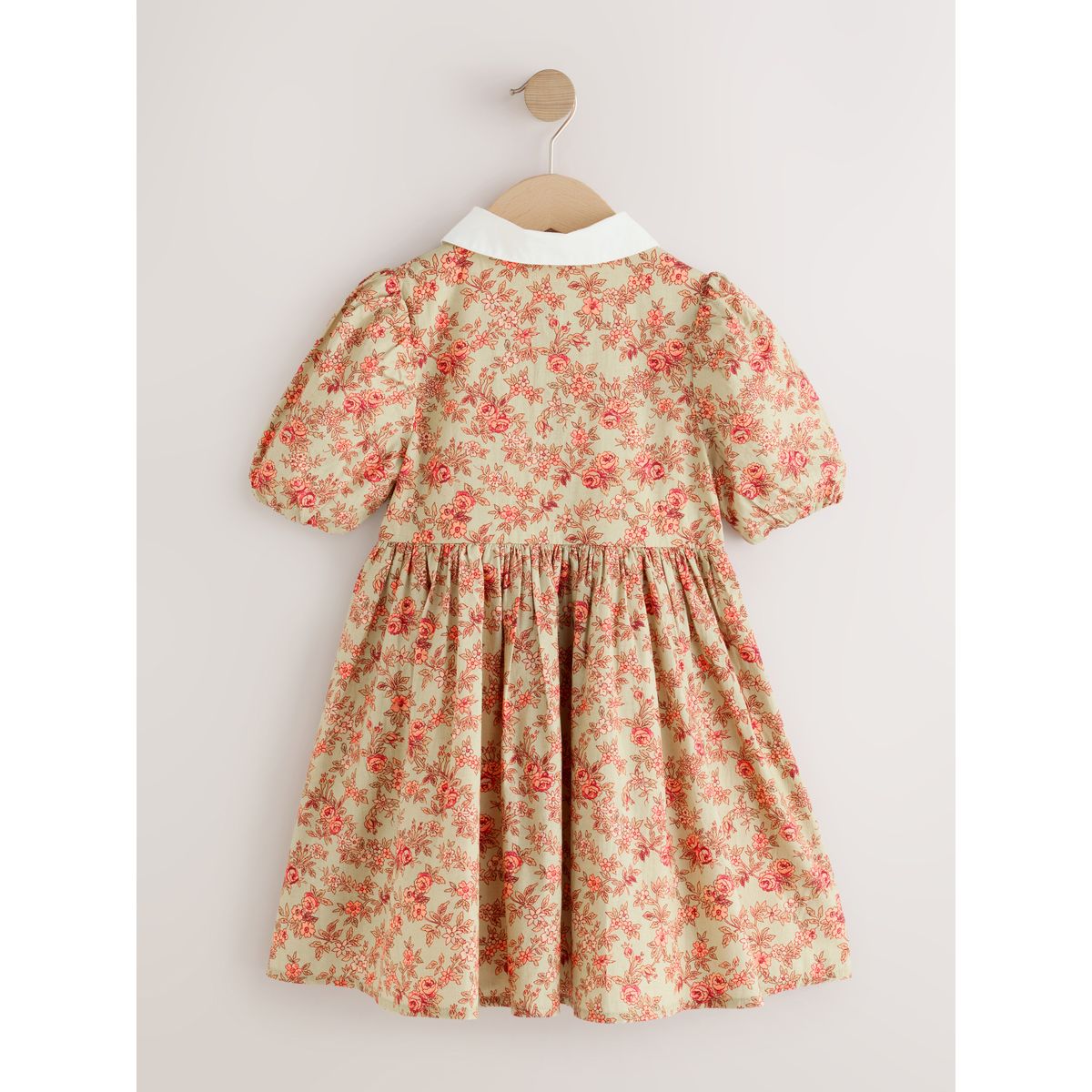Robe chemise vert à imprimé fleurs, NEXT