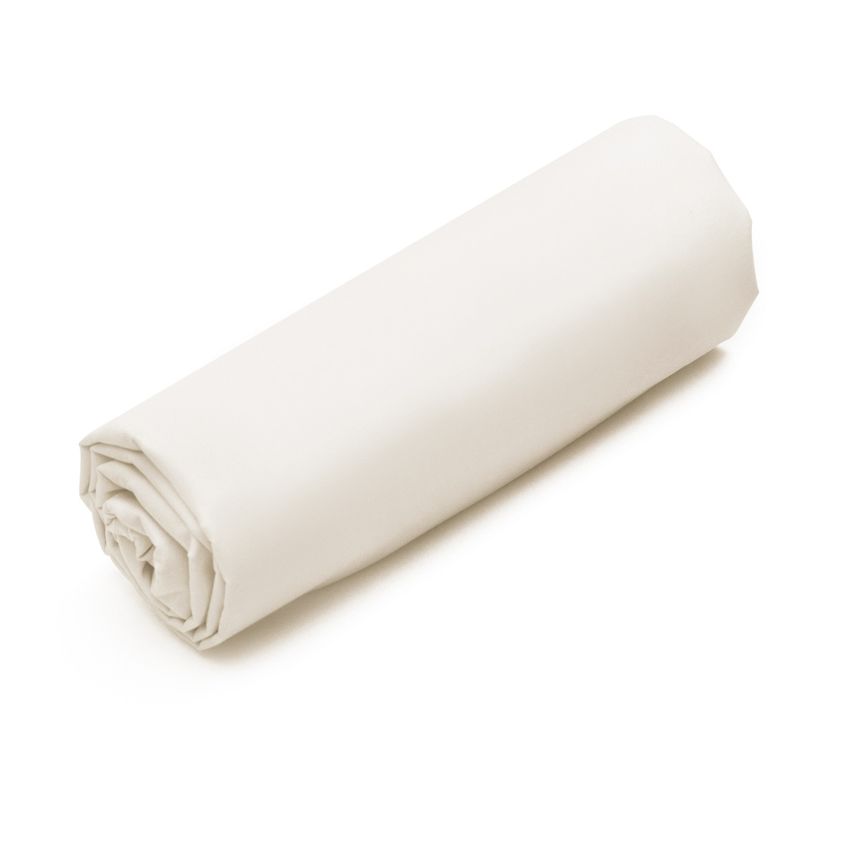 Drap housse Double - UNI COTON rouge capucine, TRADITION DES VOSGES