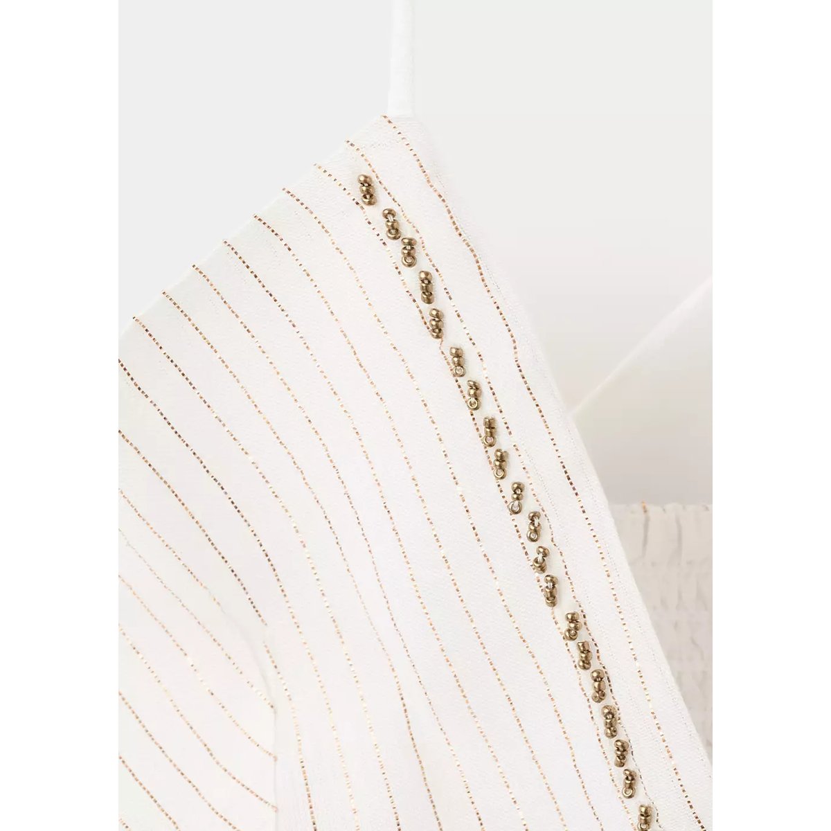 Top détails brodés blanc cassé, MANGO TEEN