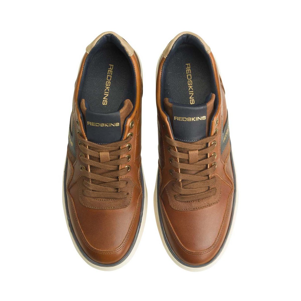LERMI KAKI+COGNAC cognac+marine+beige, REDSKINS
