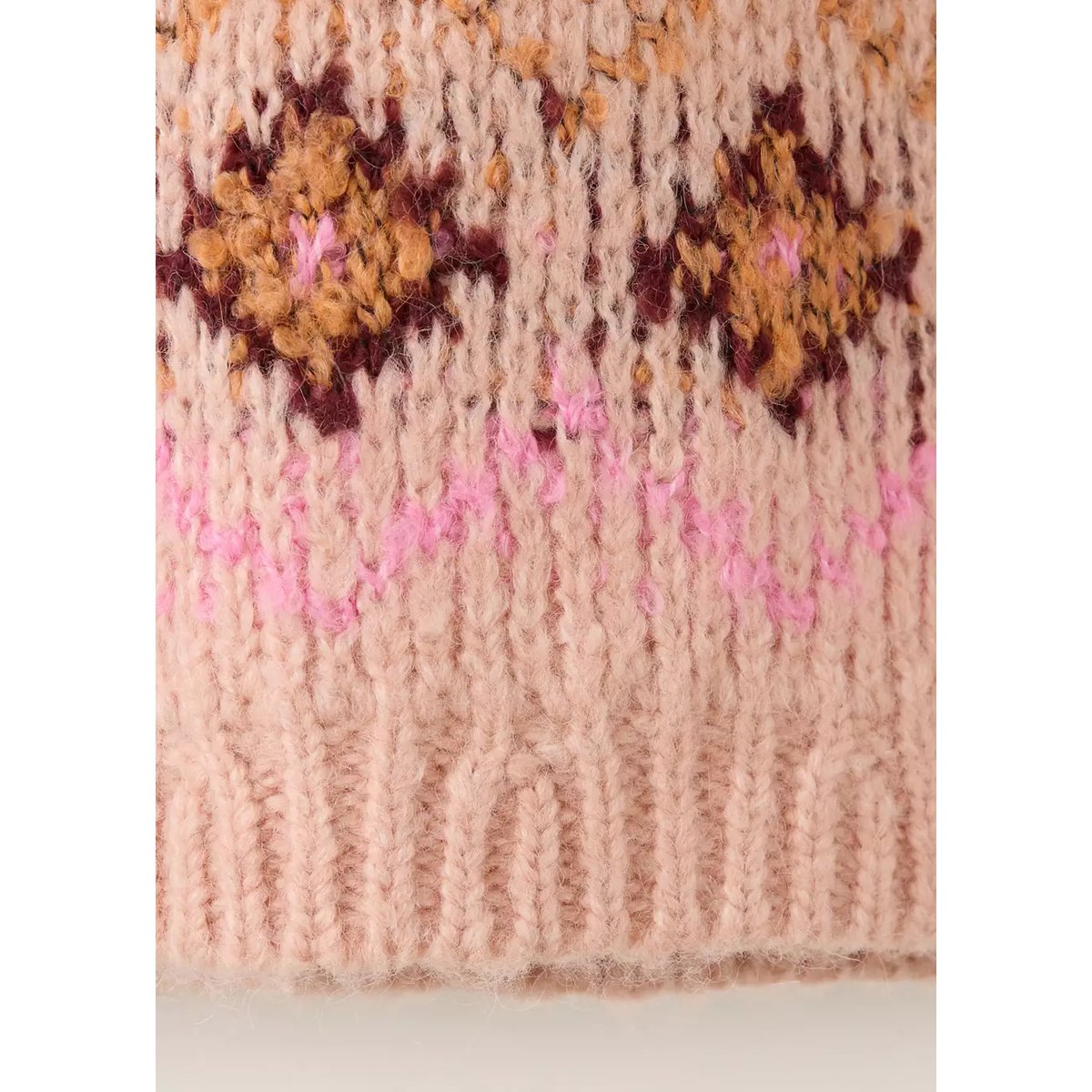 Pull-over maille jacquard pêche, MANGO KIDS