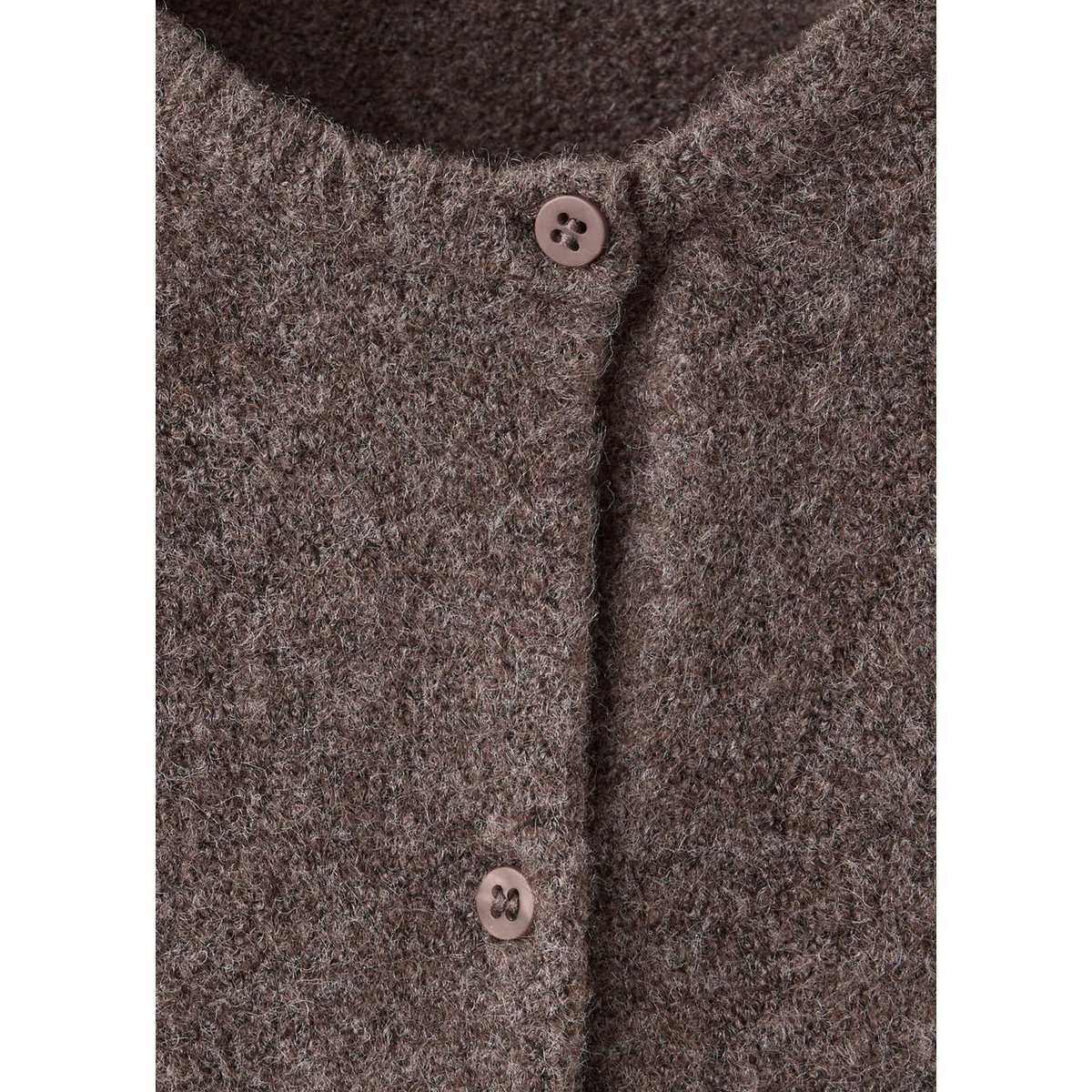 Cardigan en maille à boutons marron, MANGO KIDS