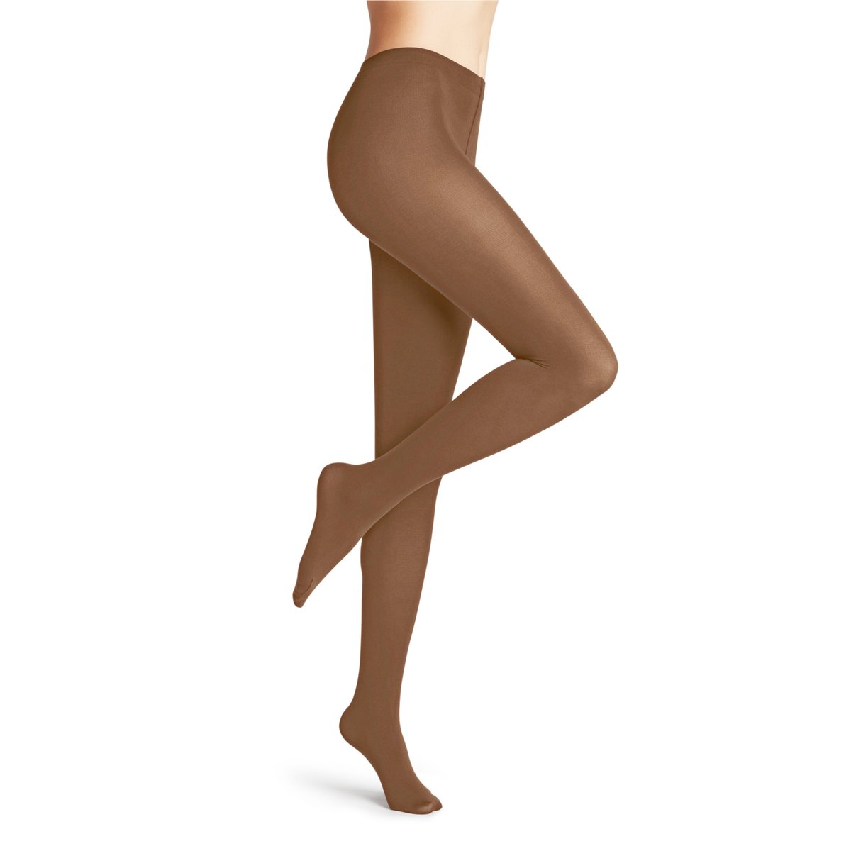 Collant Cotton Touch Opaque marron, FALKE