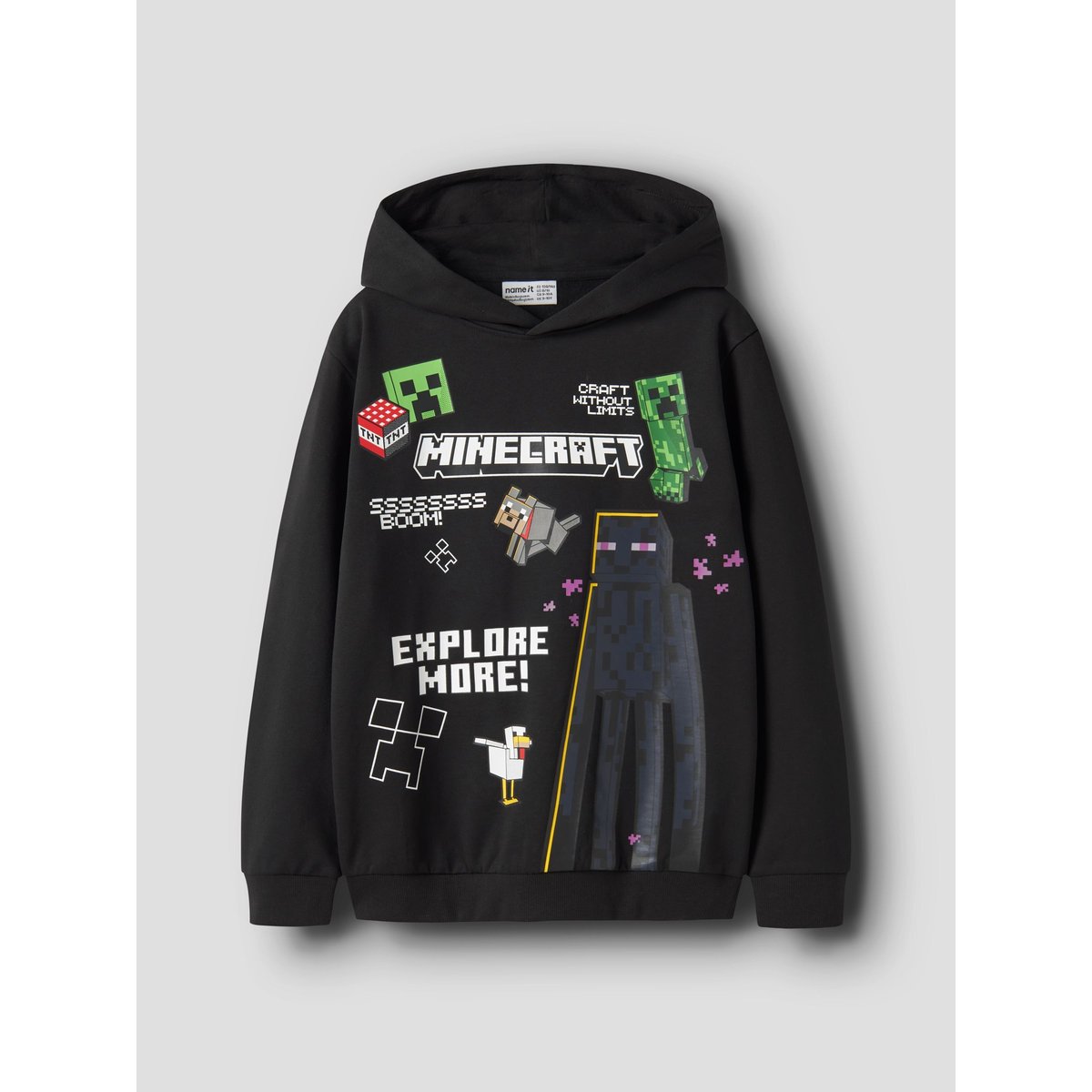 Sweat À Capuche noir - black1, NAME IT