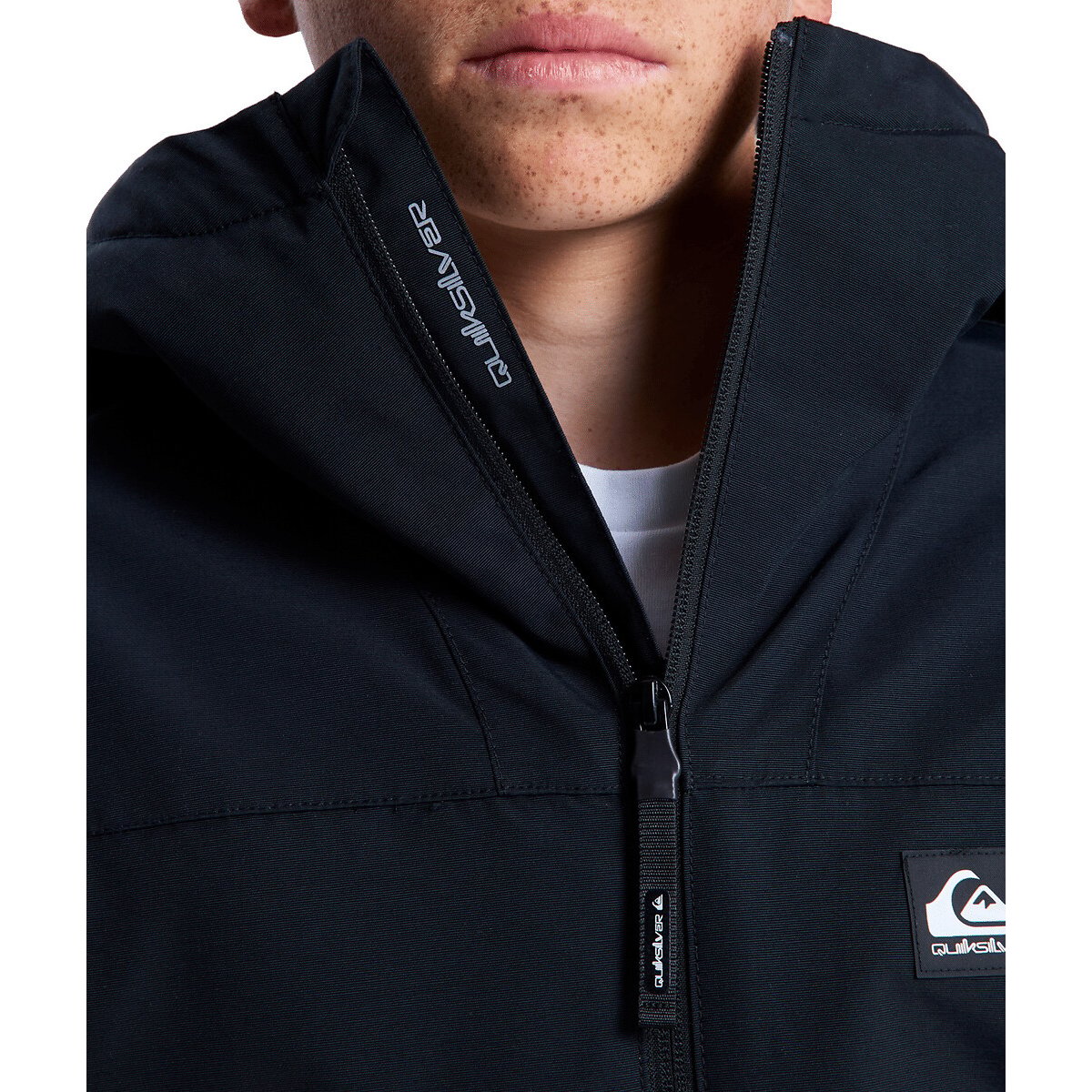 Sherpa lined coat black, QUIKSILVER