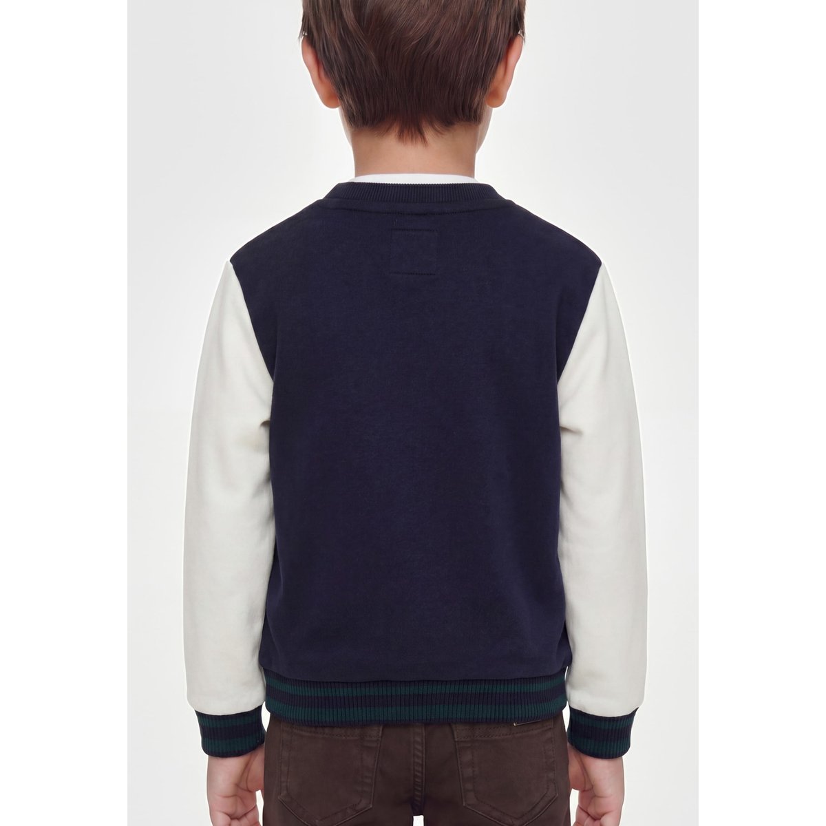 Sweatshirt Avec Logo Brodé bleu foncé, GUESS KIDS