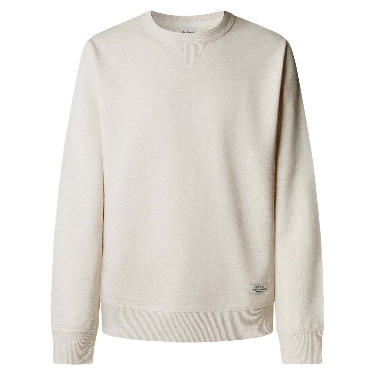 Sweat-Shirt Coupe Regular À Col Rond blanc ivoire, PEPE JEANS