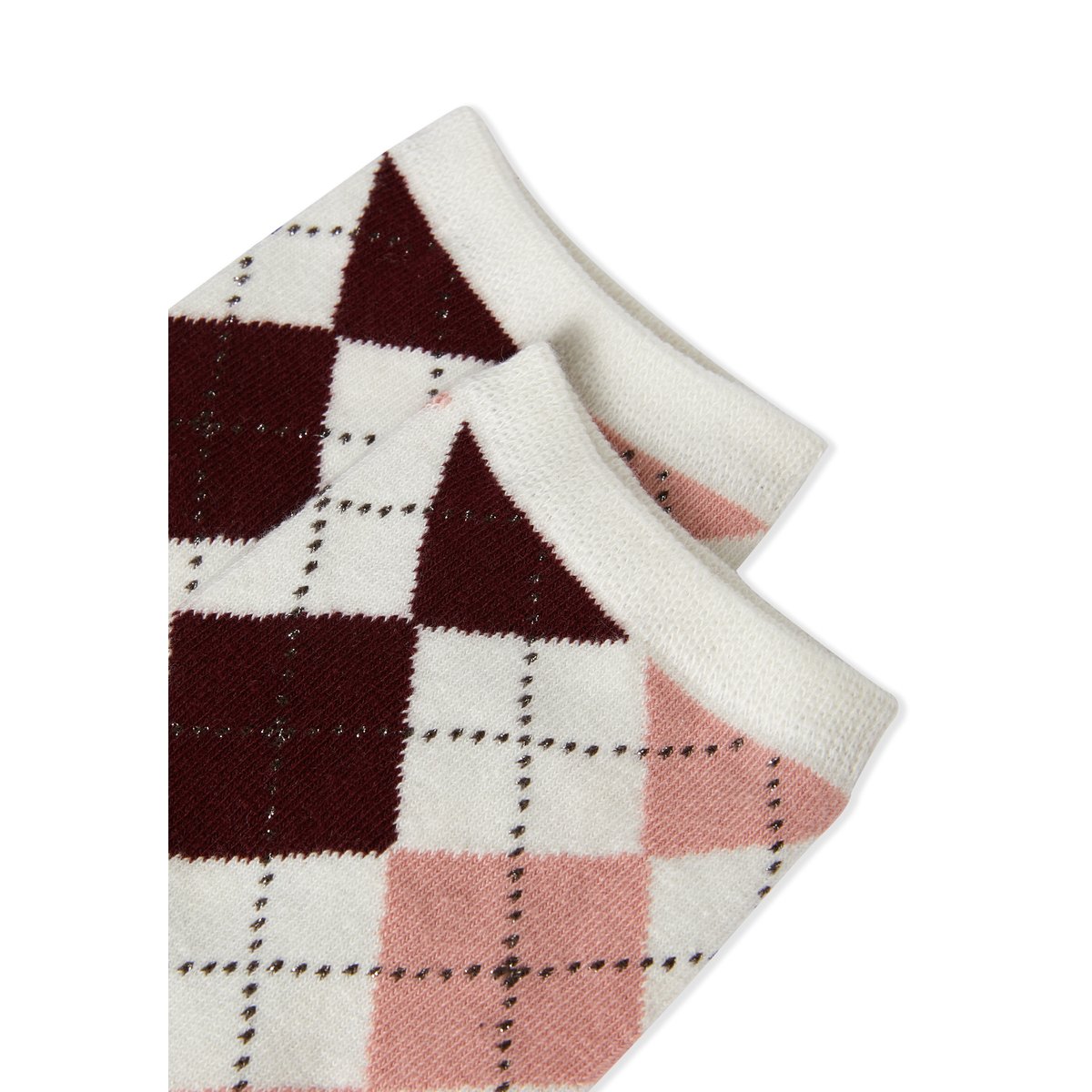Chaussettes à motifs avec coton OXFORD ecru, ETAM