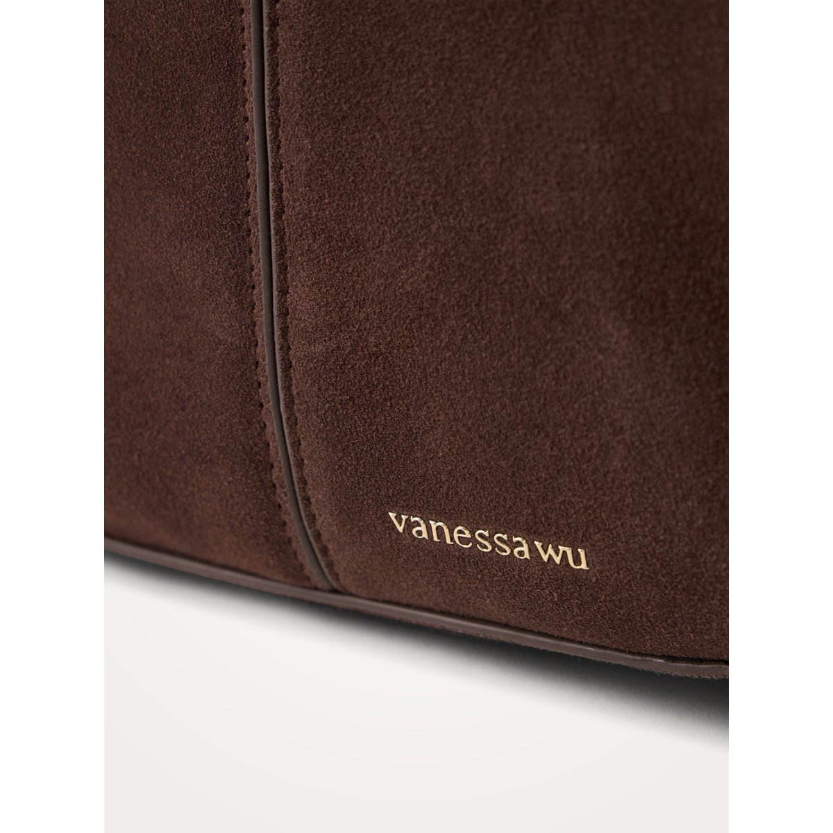 Sac avec anses et bandoulière ALTAÏ marron foncé, VANESSA WU