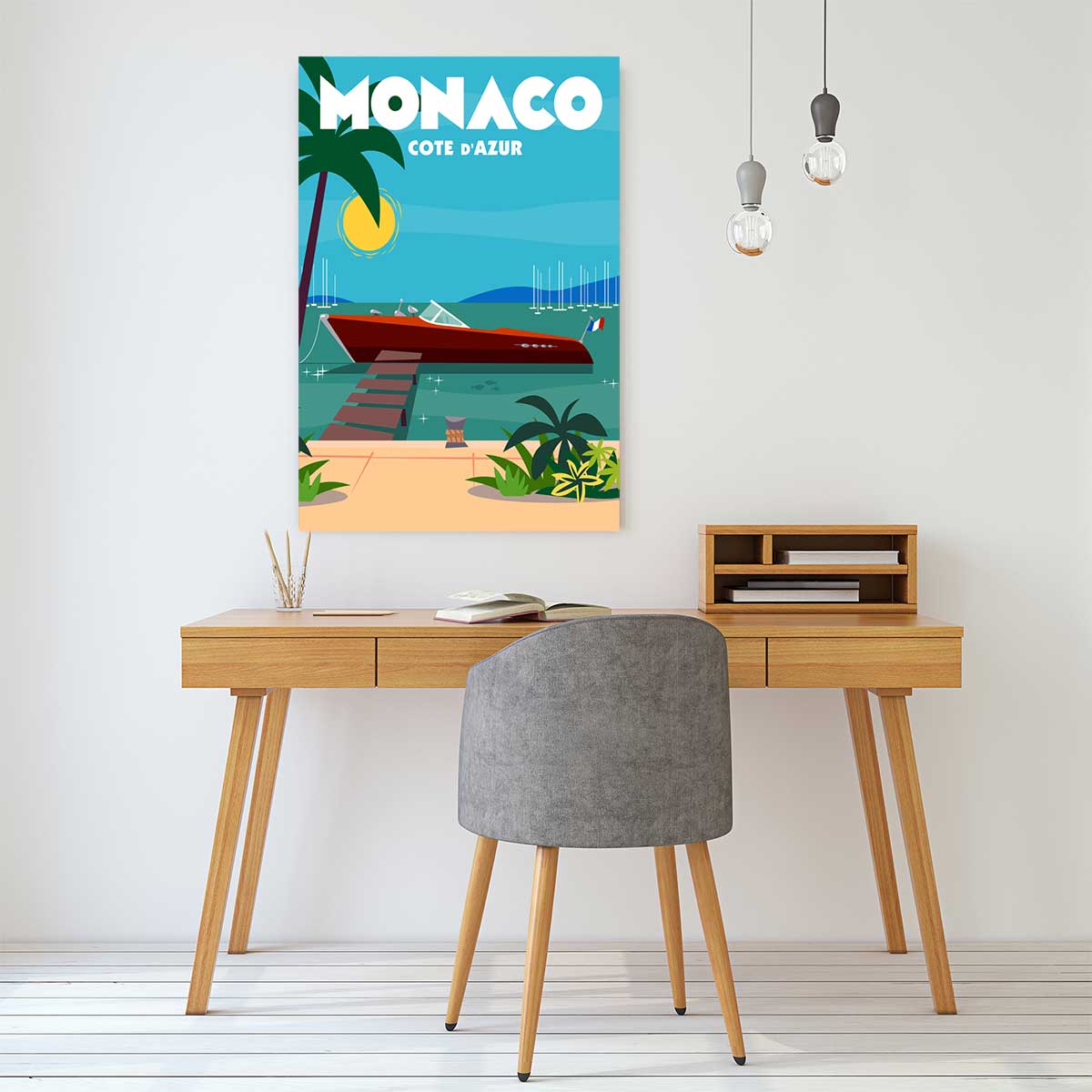 Tableau  monaco dream tableau alu dibond, HEXOA