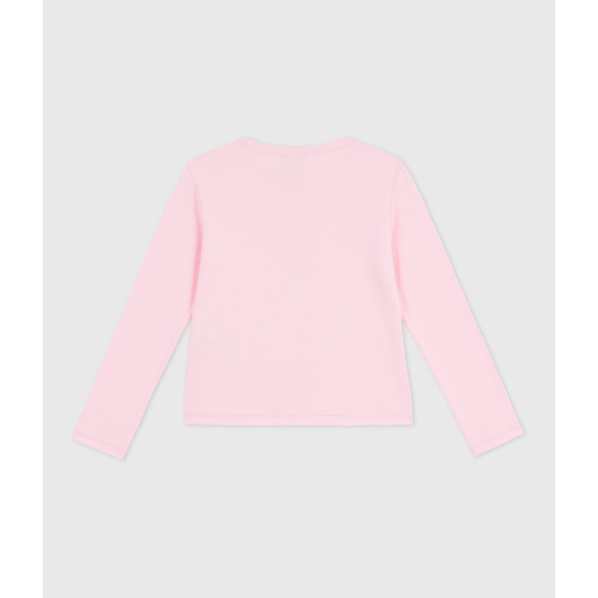 Cardigan in lana e cotone rosa, PETIT BATEAU