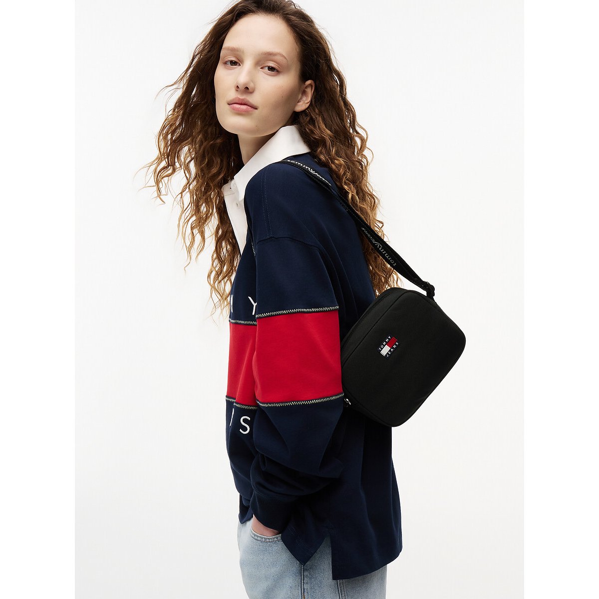 Sac à bandoulière noir, TOMMY JEANS