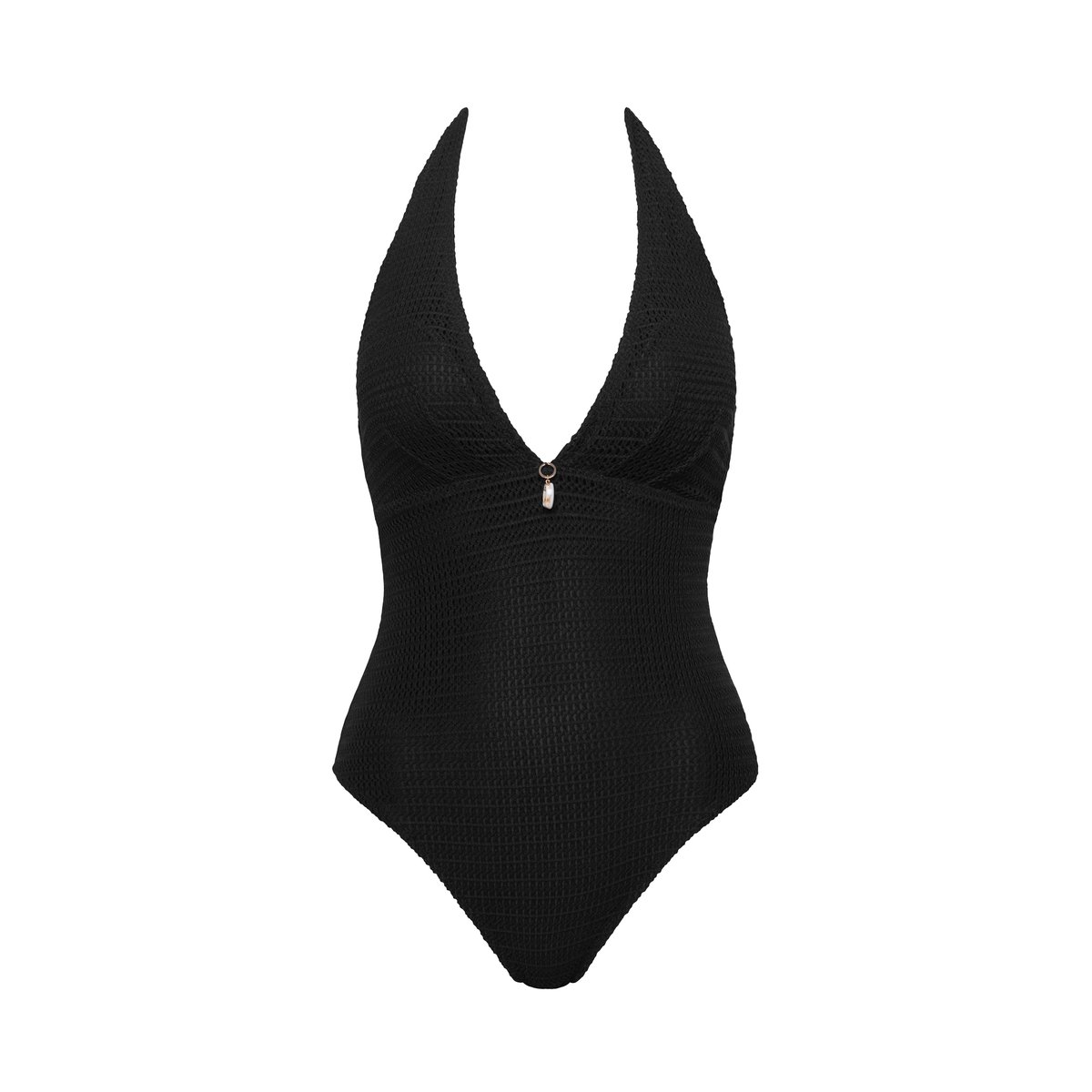 Maillot de bain une pièce préformé dos nu sans armatures CALVI noir, LISCA