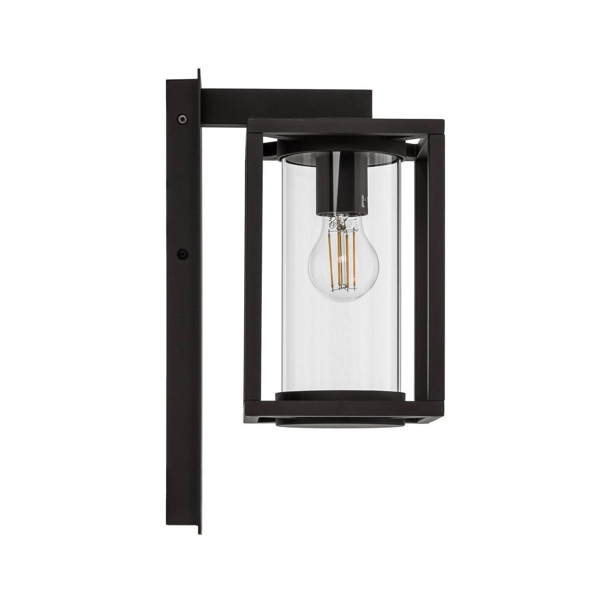 Applique extérieure en aluminium moderne anthracite, LUCANDE