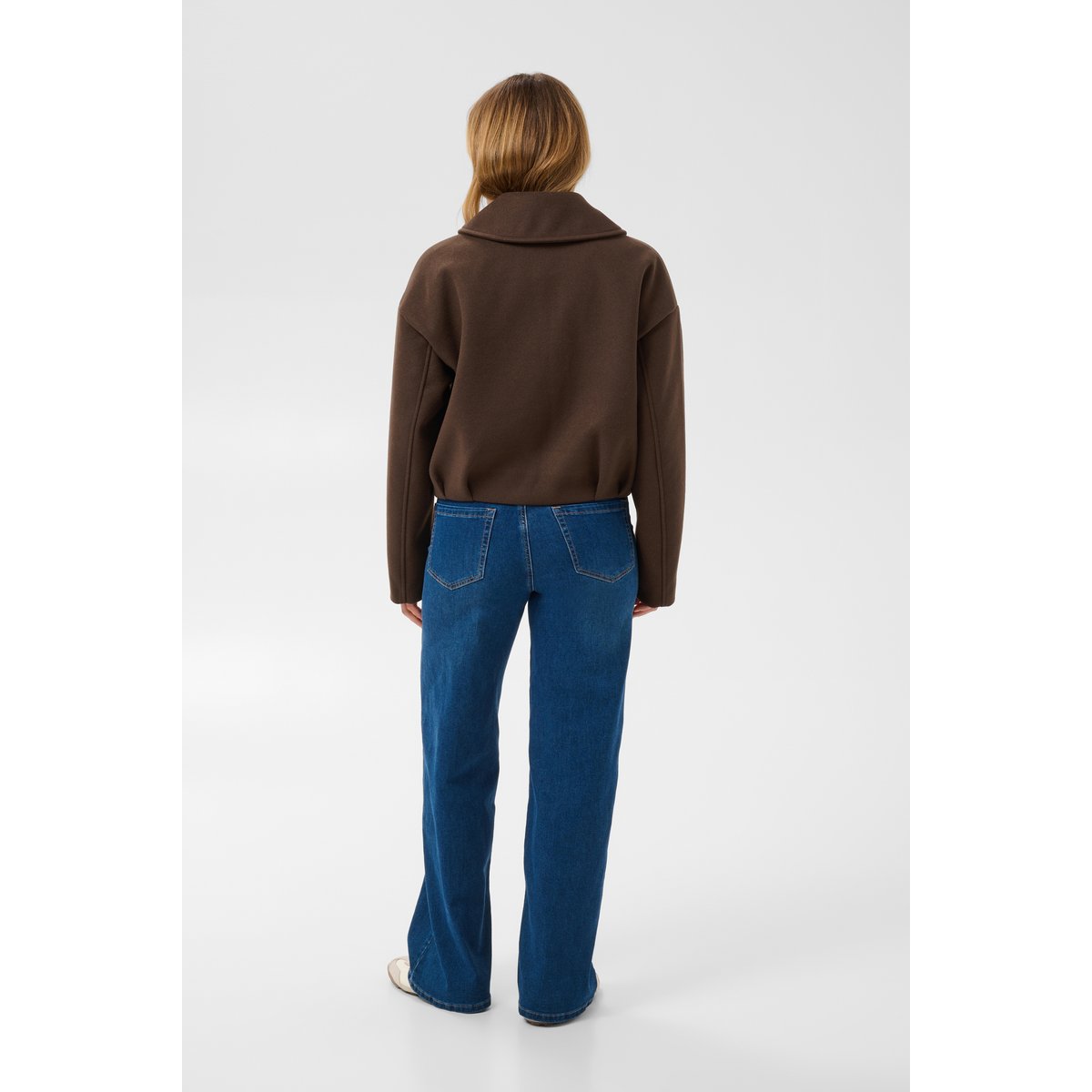Manteau marron coffee bean, KAFFE