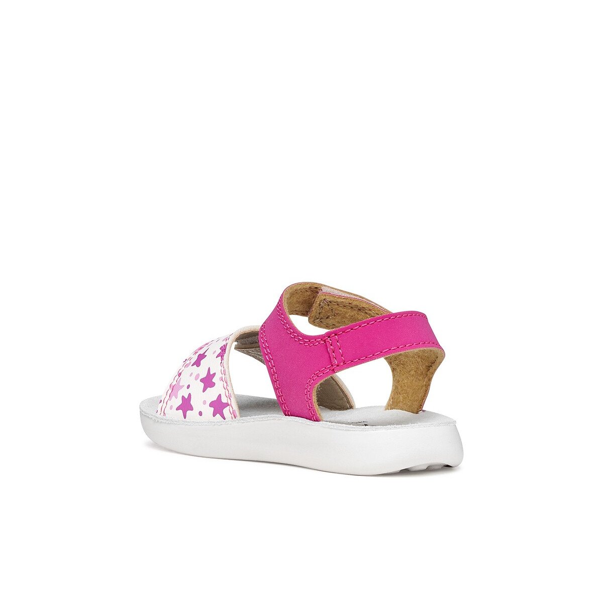 Sandales souples LIGHTFLOPPY blanc/fuchsia, GEOX