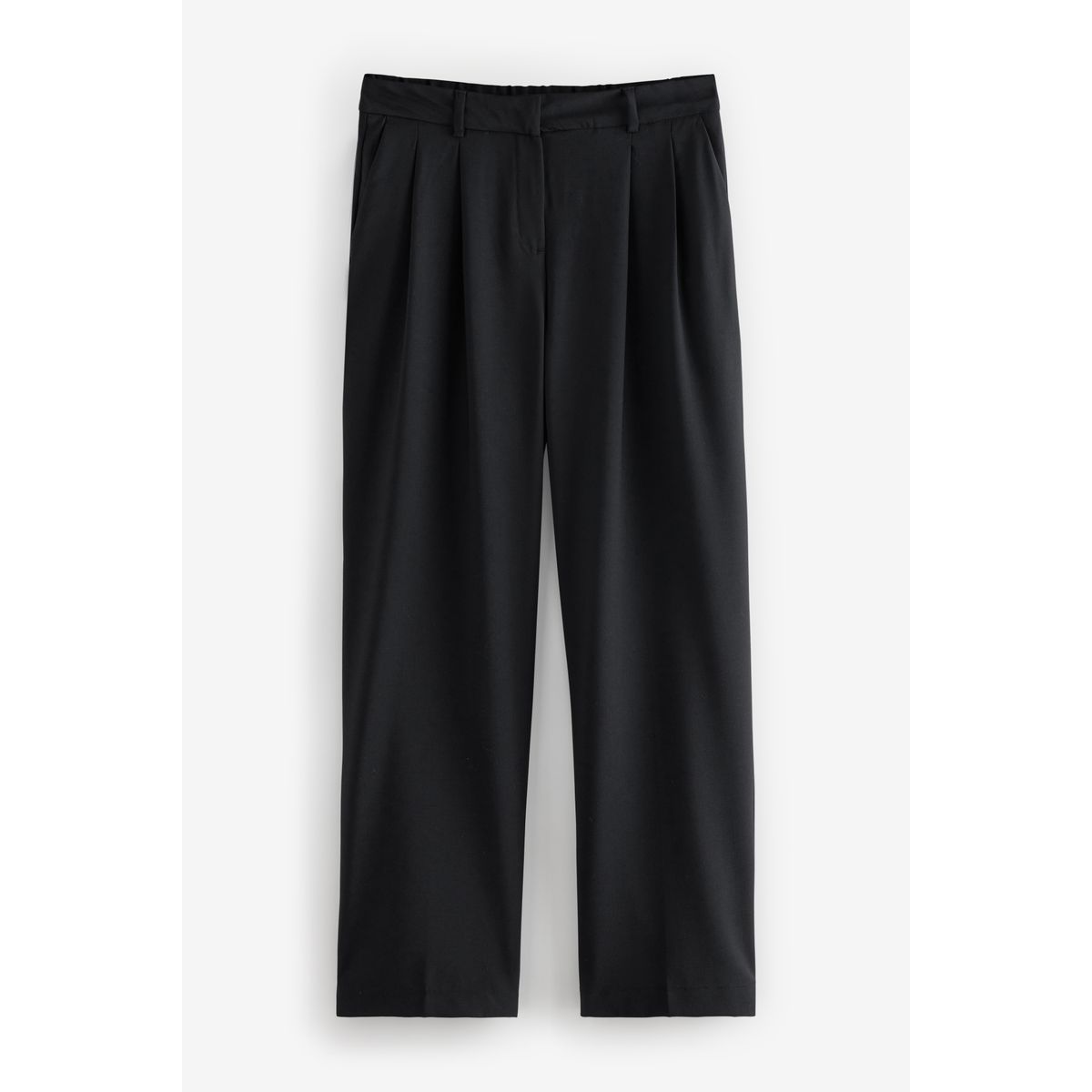 Pantalon droit haut de gamme noir, NEXT