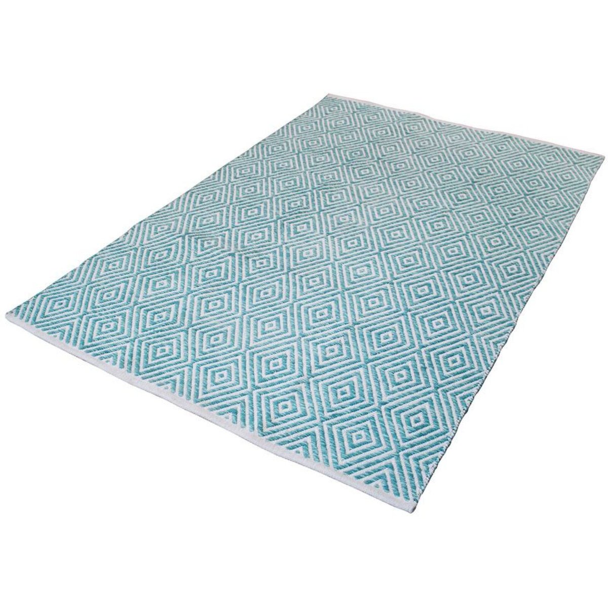 Tapis en coton fait main, APPETIZER bleu, ARTE ESPINA