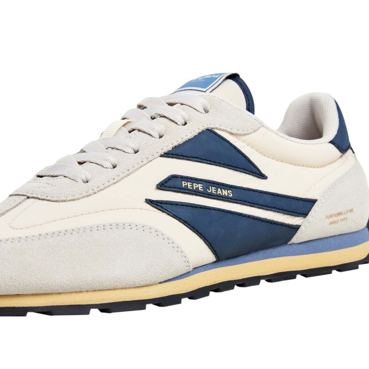Jason - Baskets De Running Rétro blanc cassé, PEPE JEANS