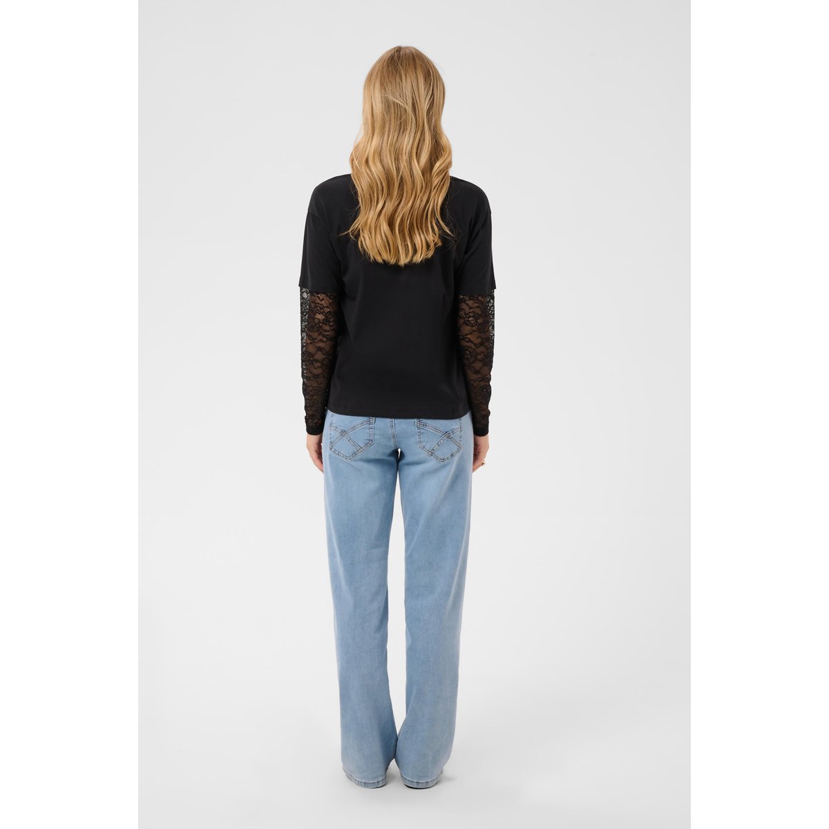 T-shirt à manches longues noir pitch black, CREAM