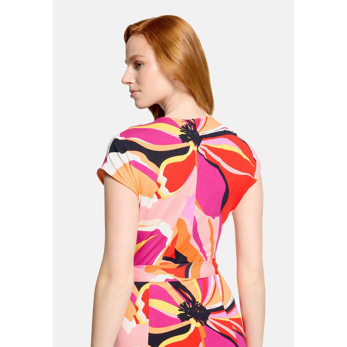 Robe en jersey à imprimé à fleurs red/pink, BETTY BARCLAY