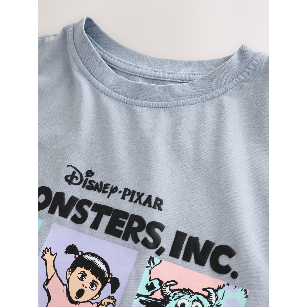 T-shirt oversize à motif charbon disney monstres et cie, NEXT