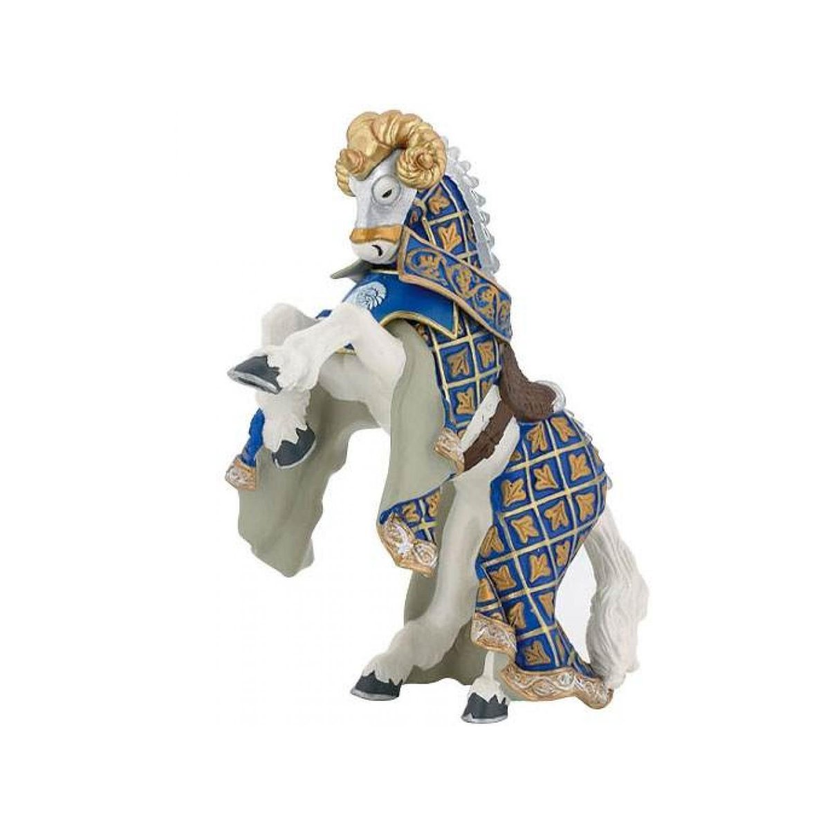 Cheval du Maître des armes cimier bélier couleur unique, PAPO