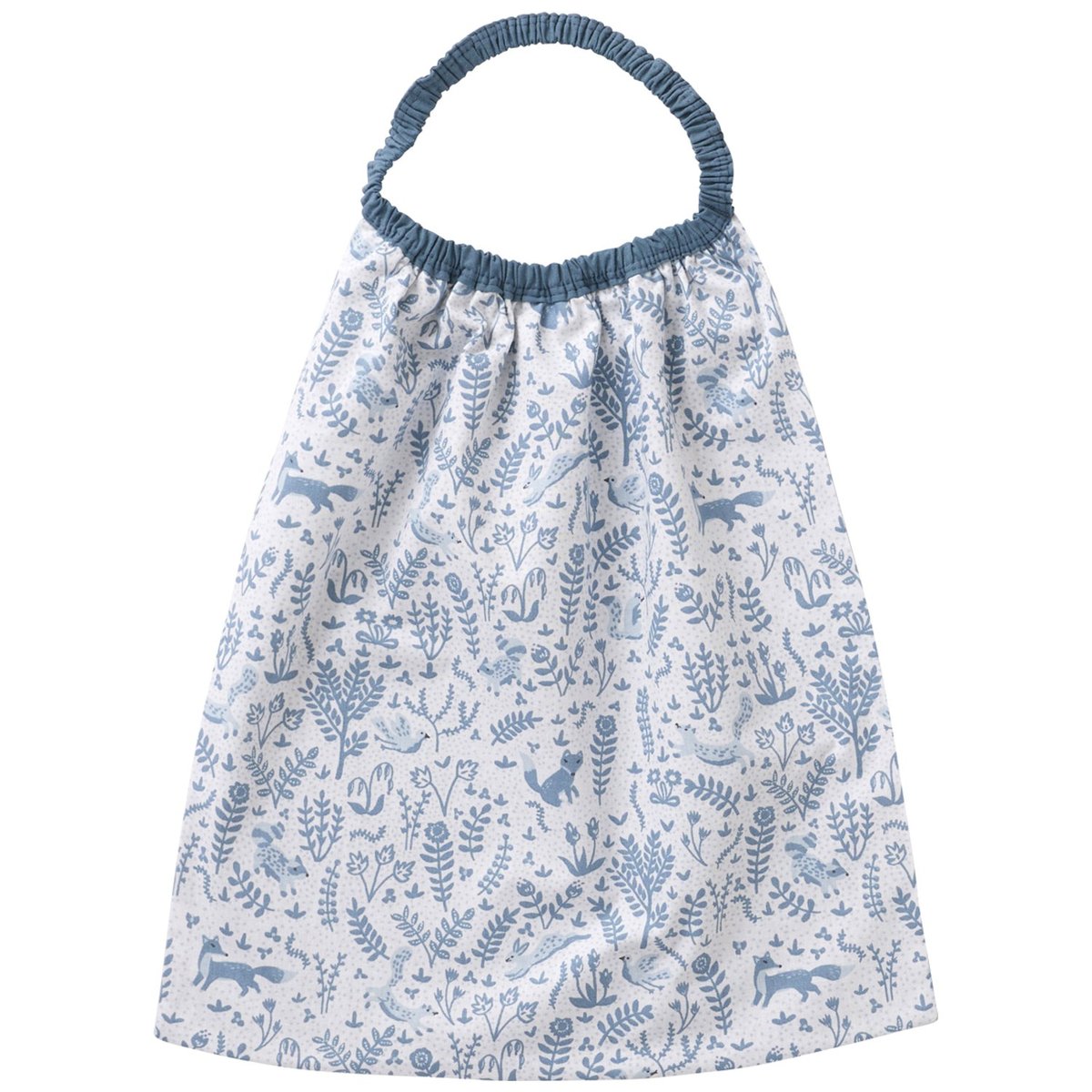 Serviette élastique bleu, blanc, BB & CO