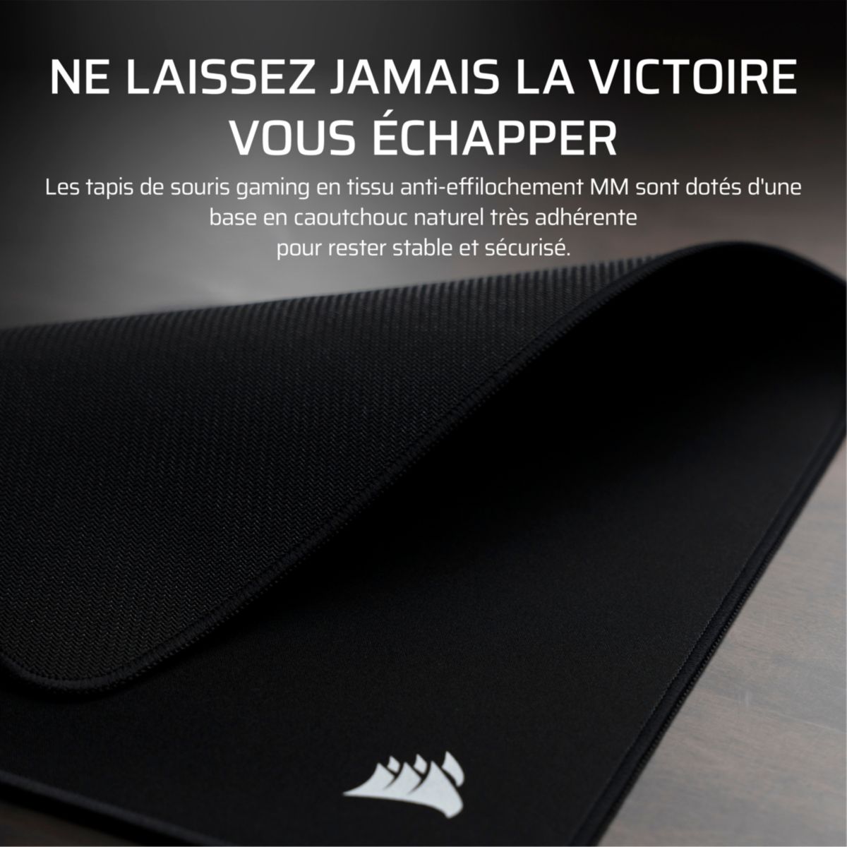 Tapis de souris MM Cloth 2XL Noir couleur unique, CORSAIR