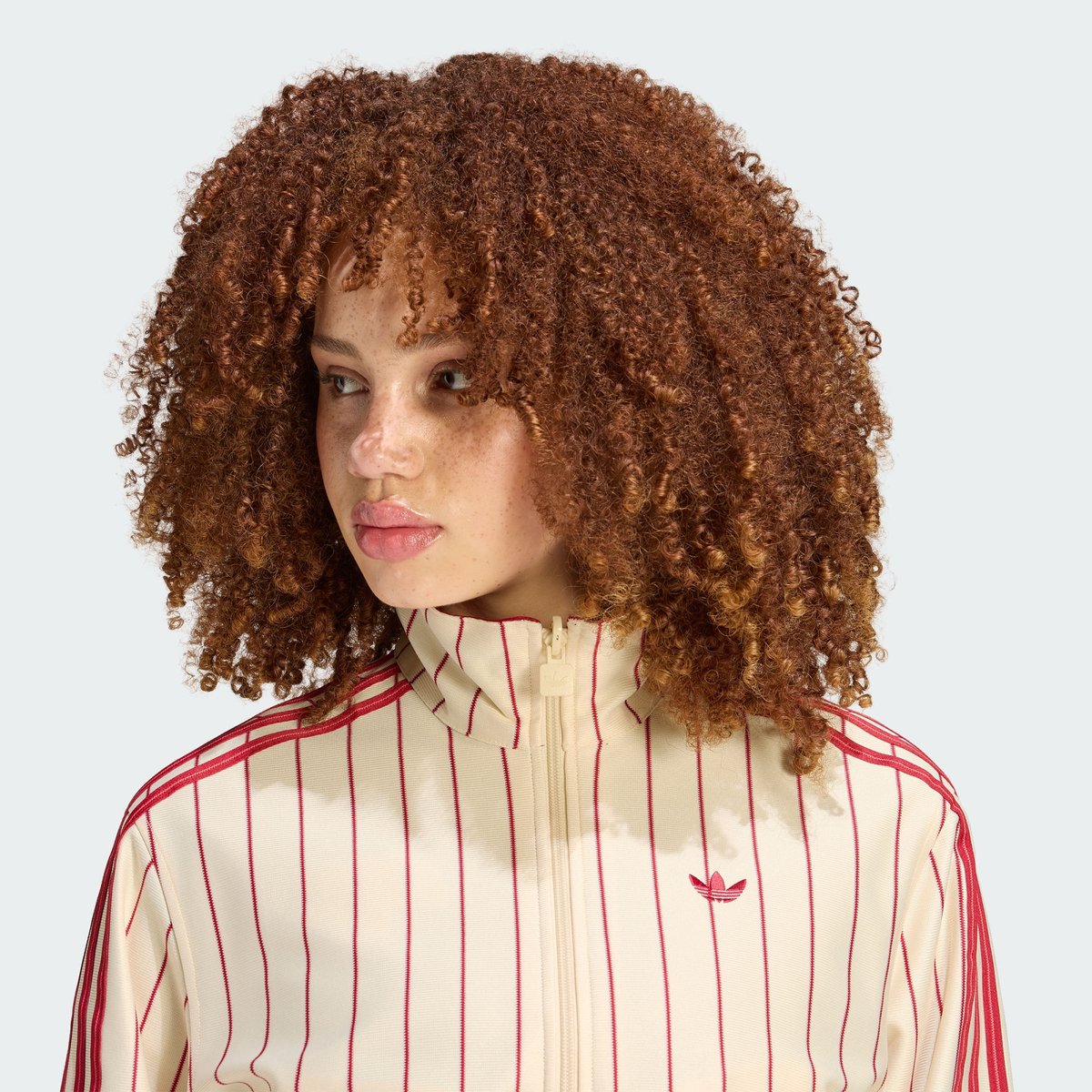 Veste De Survêtement Réversible Firebird Veste De Survêtement Réversible Firebird warm vanilla / team victory red, adidas Originals