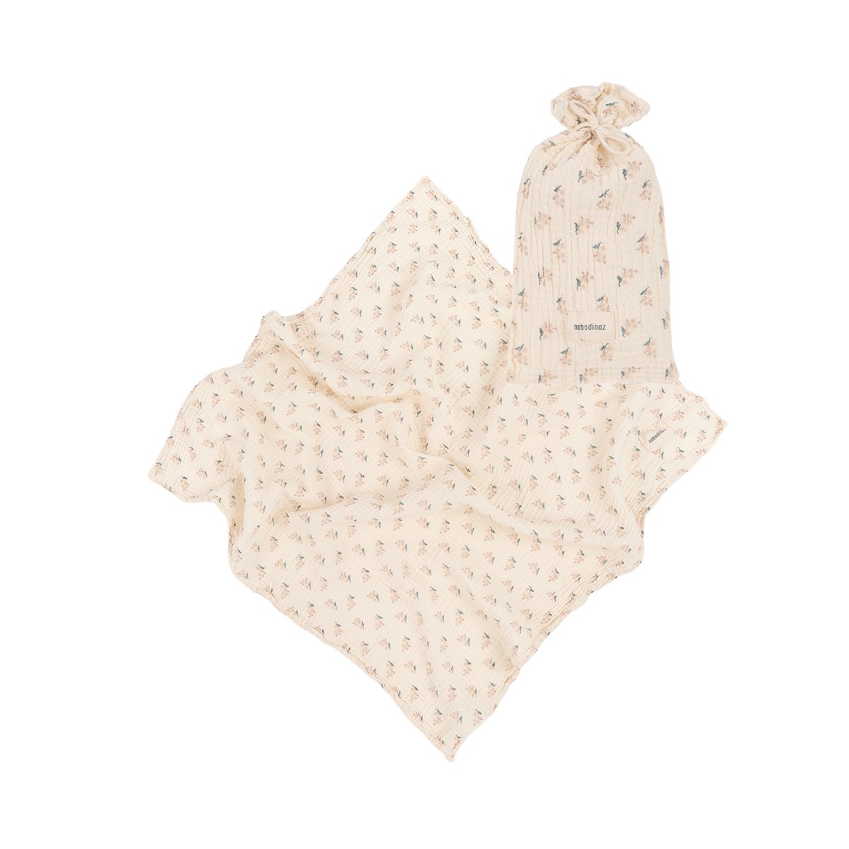 Lange en double gaze de coton lavé WABI-SABI darling, NOBODINOZ