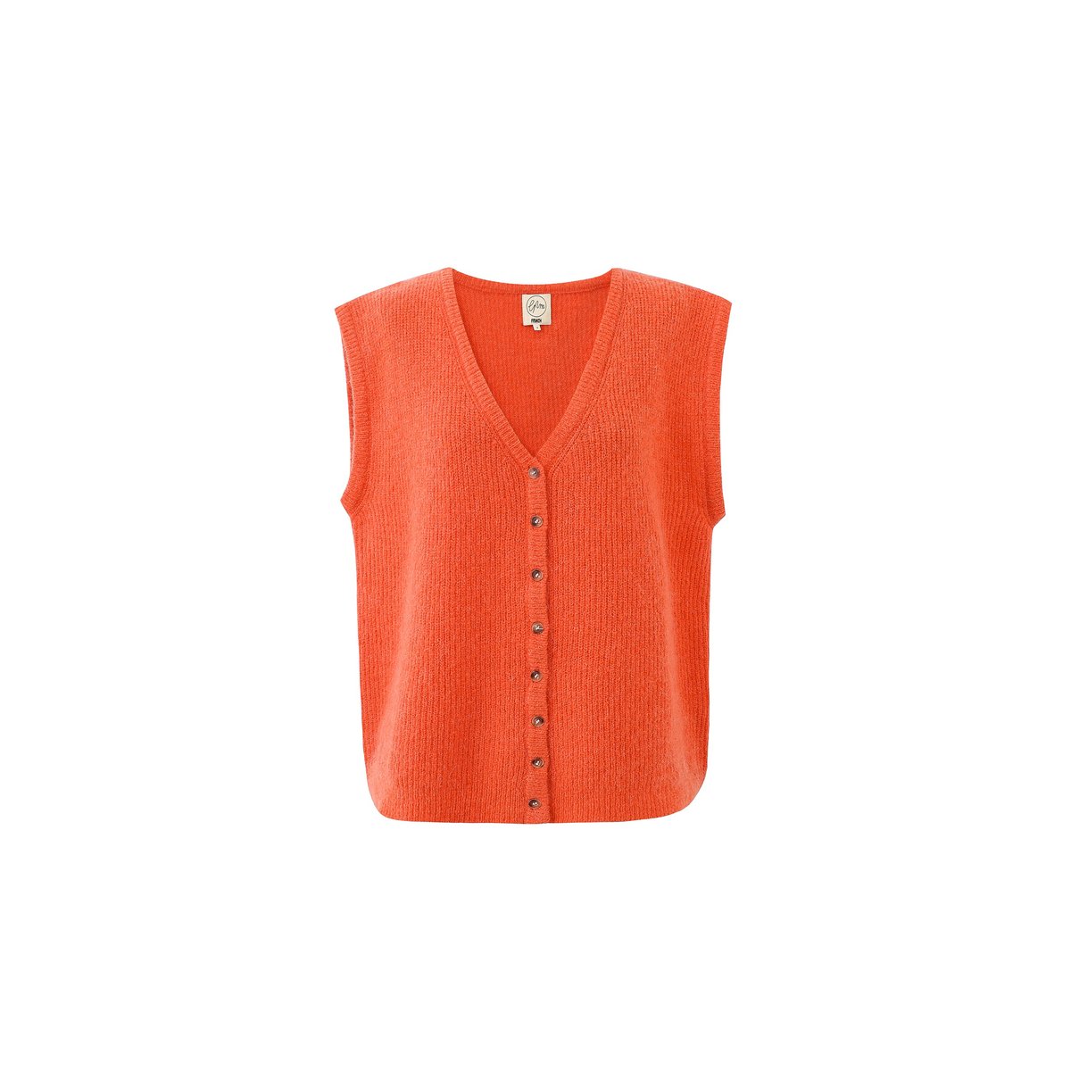 Cardigan en mohair KUKICHA rouge, FRNCH