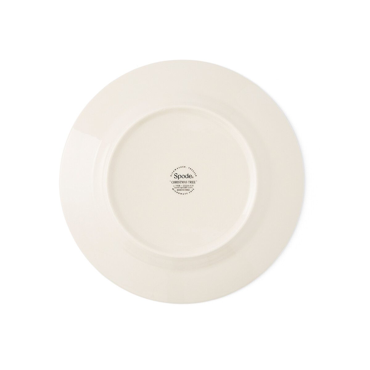 Set of 4 Christmas Tree Side Plates white, SPODE