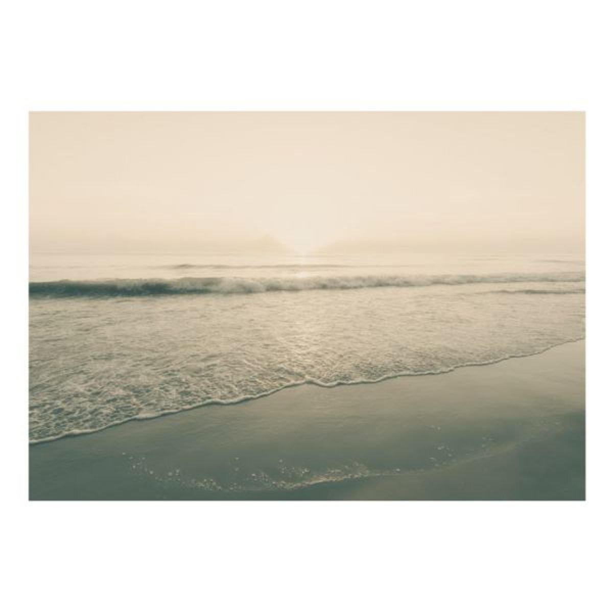 Papier peint intissé panoramique Paysage Morning Kiss gris / argent, EDEN