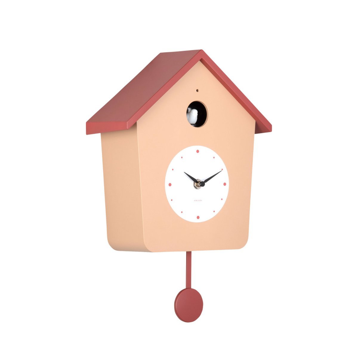Horloge à pendule- CUCKOO LIGHT marron, KARLSSON