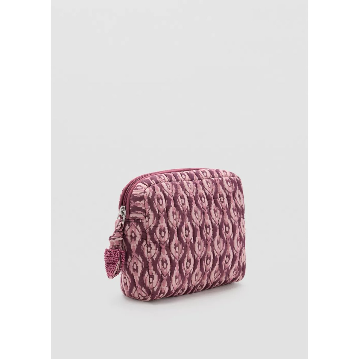 Trousse de toilette imprimée en coton rose, MANGO TEEN