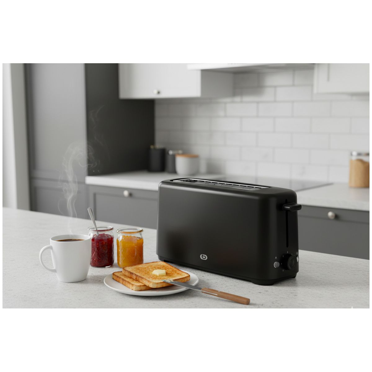 Toaster Grille pain EGP5 couleur unique, ESSENTIEL B