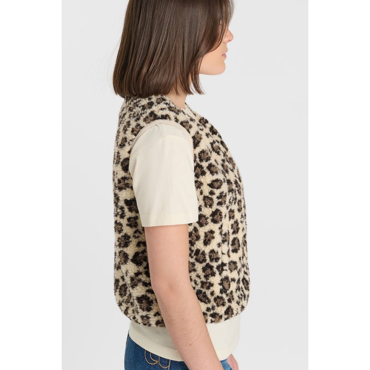 Veste sans manches SANRY bark leo, LE TEMPS DES CERISES