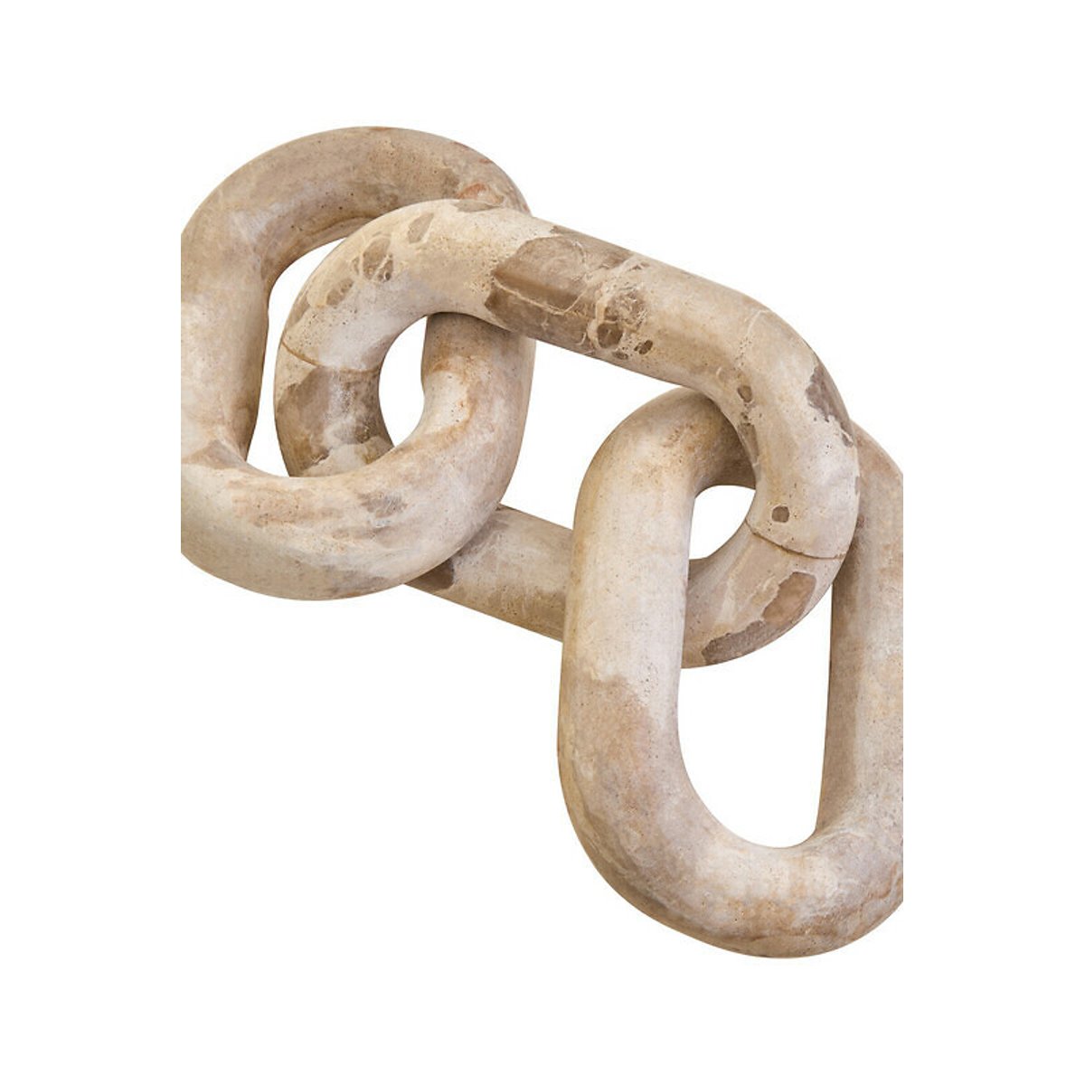 Decor Marble Three Link Chain in Chocolate brown , FIFTY FIVE SOUTH