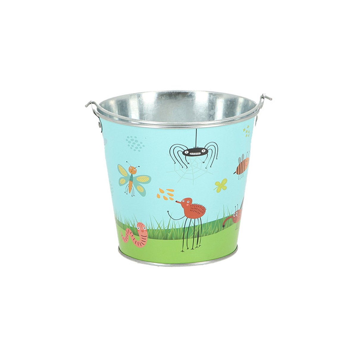 Seau enfant motif insectes couleur unique, ESSCHERT DESIGN