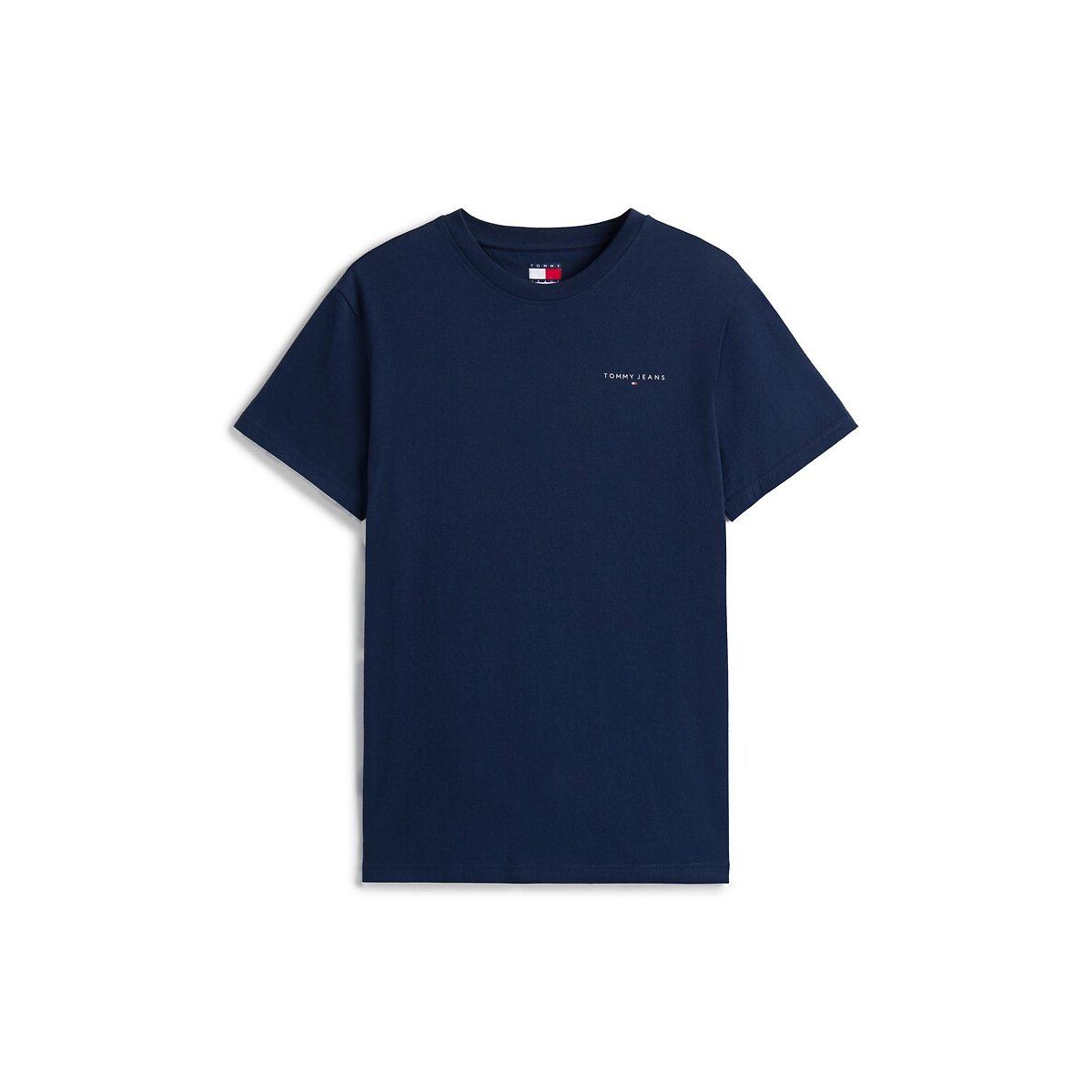 T-shirt manches courtes, slim, LINEAR bleu foncé, TOMMY JEANS