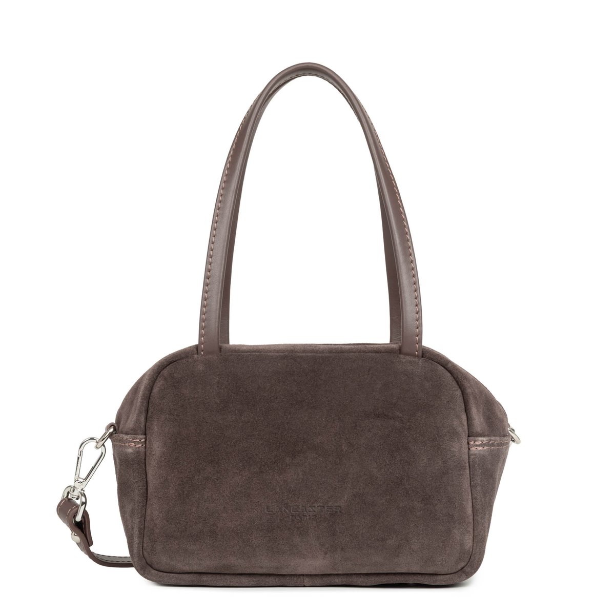 Petit sac à main SUÈDE IT marron, LANCASTER