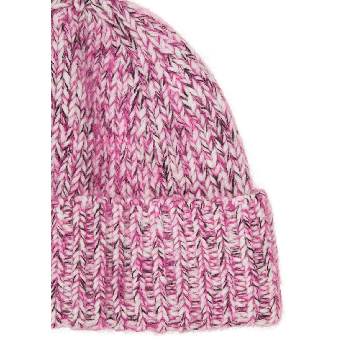 bonnet tricoté en mélange de laine vierge chinée rose bonbon, MARC O’POLO DENIM