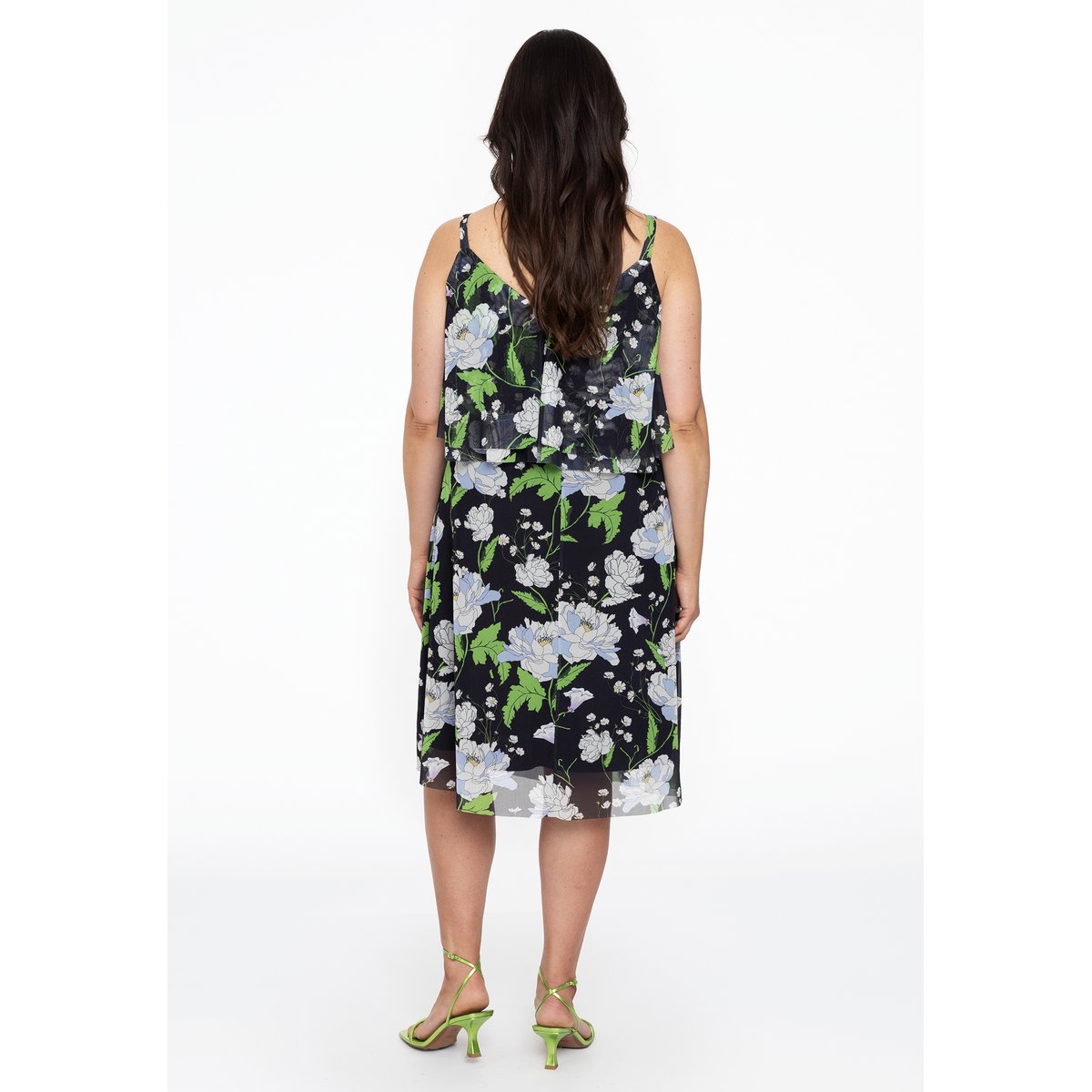 Robe imprimé / imprimée floral bleu, YOEK