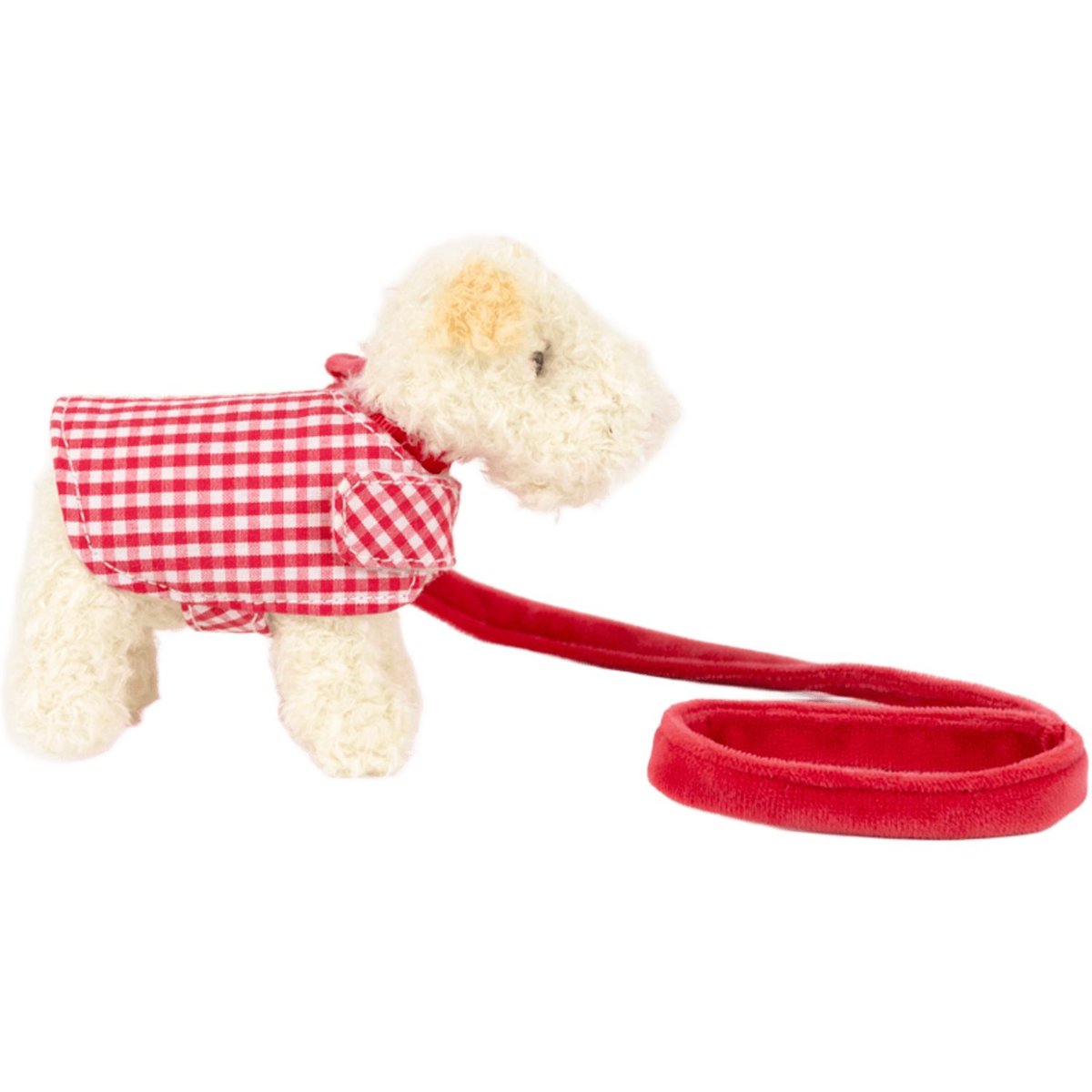 Eliot le chien beige, rouge, blanc, EGMONT TOYS